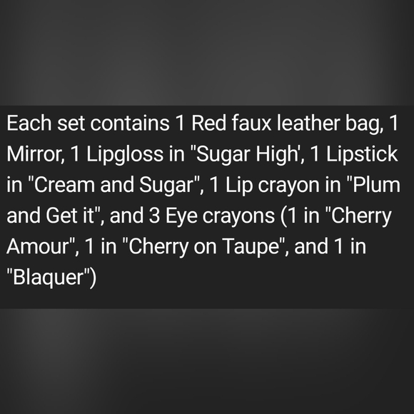 Marc Jacobs RED Cosmetics Bag 7 products bundle gift set (SALE🔥 - Picture 6 of 9